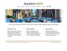 Tablet Screenshot of bazinihopp.com